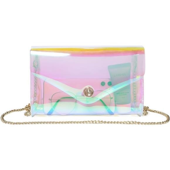 Clear Purse Gift for Women Clear Crossbody Bag A-holographic